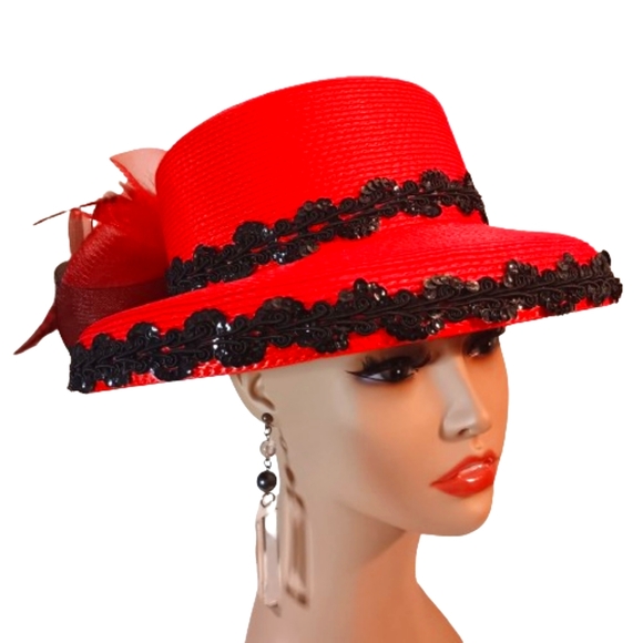 Vintage Festive Church Derby Hat - Picture 2 of 13